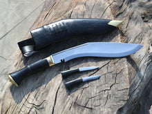 Load image into Gallery viewer, Hand Forged Nepalese military kukri, Gurkha Issue Kukri Fighting &amp; Survival knife-Service no-1 (10.5 inch Blade)