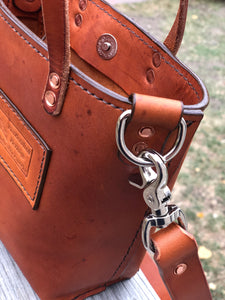 Leather Hand Bag: