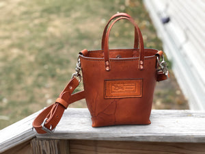 Leather Hand Bag: