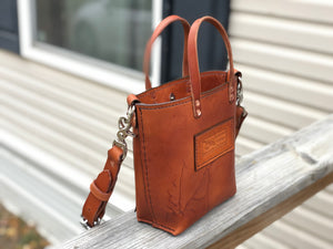 Leather Hand Bag: