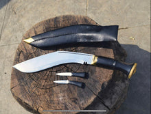 Load image into Gallery viewer, Handmade World War 2 Military Gurkha Issue Kukri Fighting &amp; Survival knife (11 inch Blade)