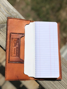 Tally Book Cover Hand Tooled