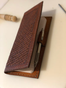 Tally Book Cover Hand Tooled