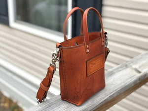 Leather Hand Bag: