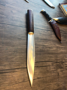 Handmade Seax Knife (10 inch Blade) Made in Nepal