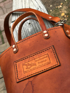 Leather Hand Bag: