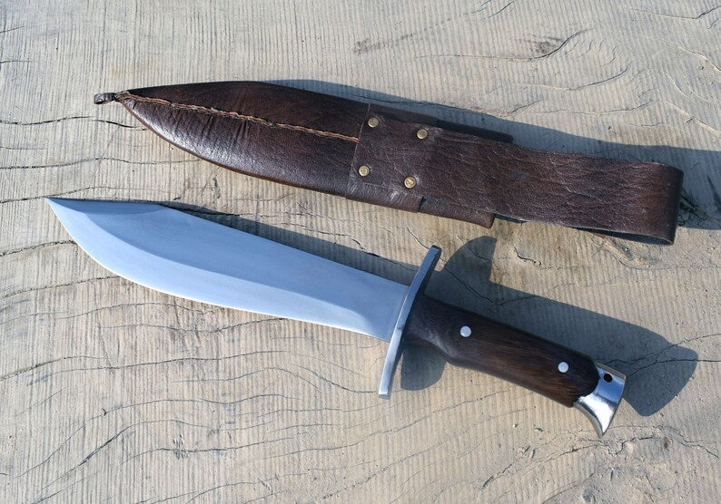 The Big Bowie Chopper Bushcraft knife (10 Inch Blade) Made in Nepal –