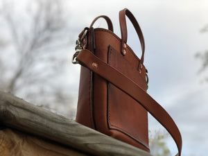 Leather Hand Bag: