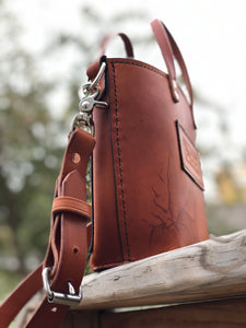 Leather Hand Bag: