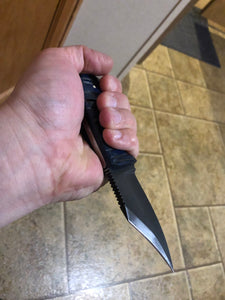 SLW D2 Mini Bowie Fixed Blade EDC