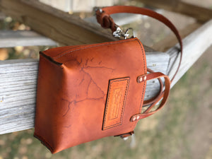 Leather Hand Bag: