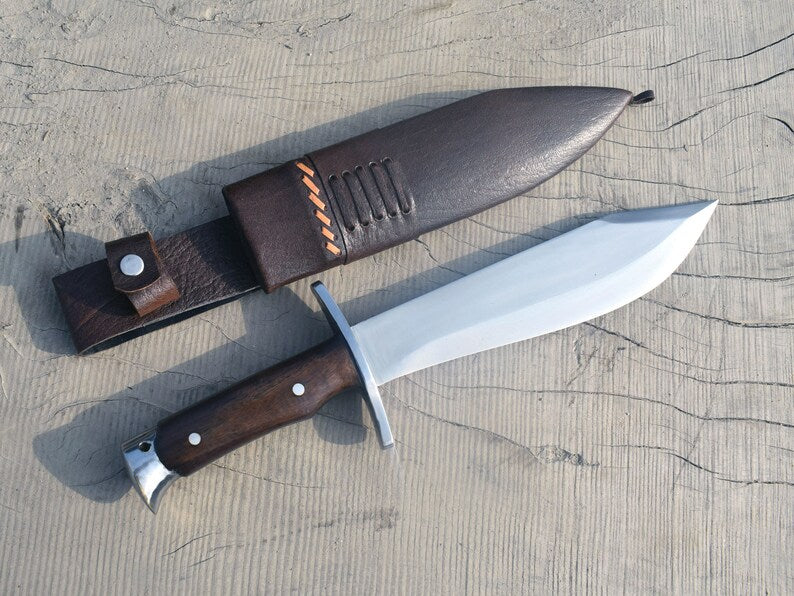 The Big Bowie Chopper Bushcraft knife (10 Inch Blade) Made in Nepal –